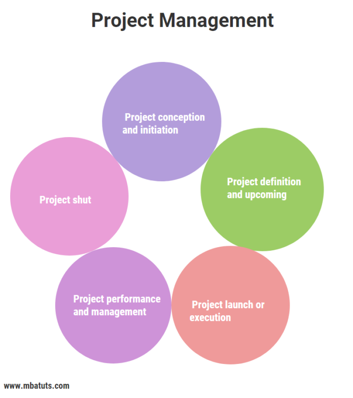 Project Management and its phases in production | MBA TUTS